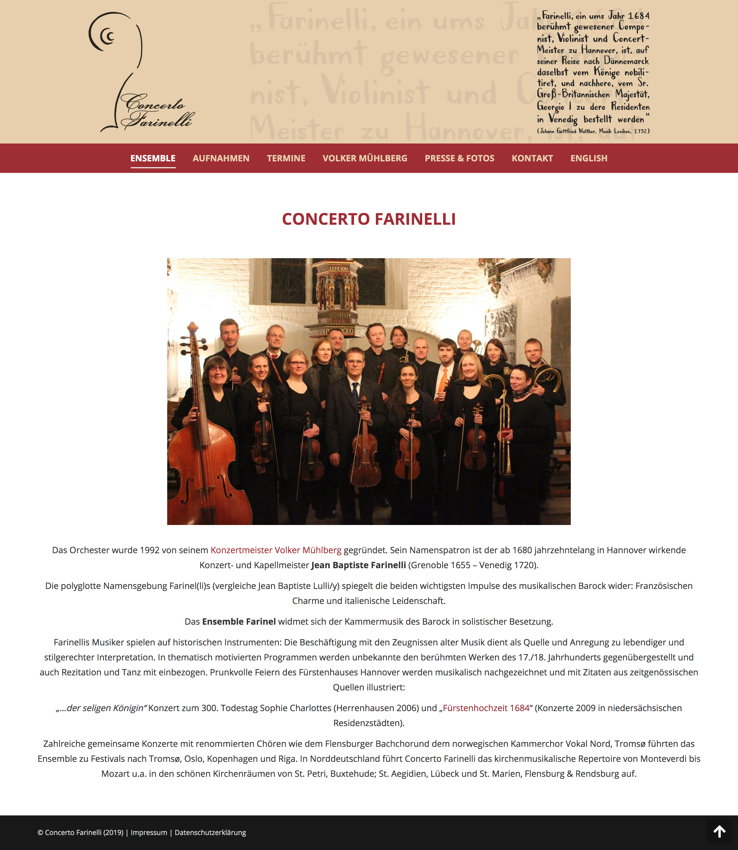 Concerto Farinelli