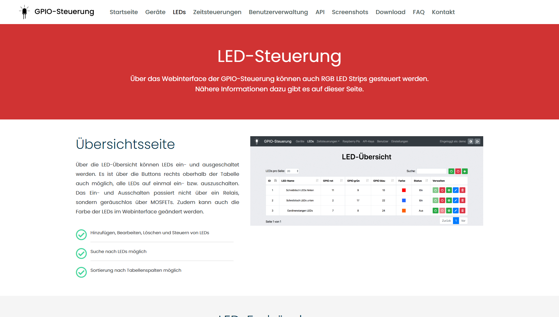 GPIO-Steuerung